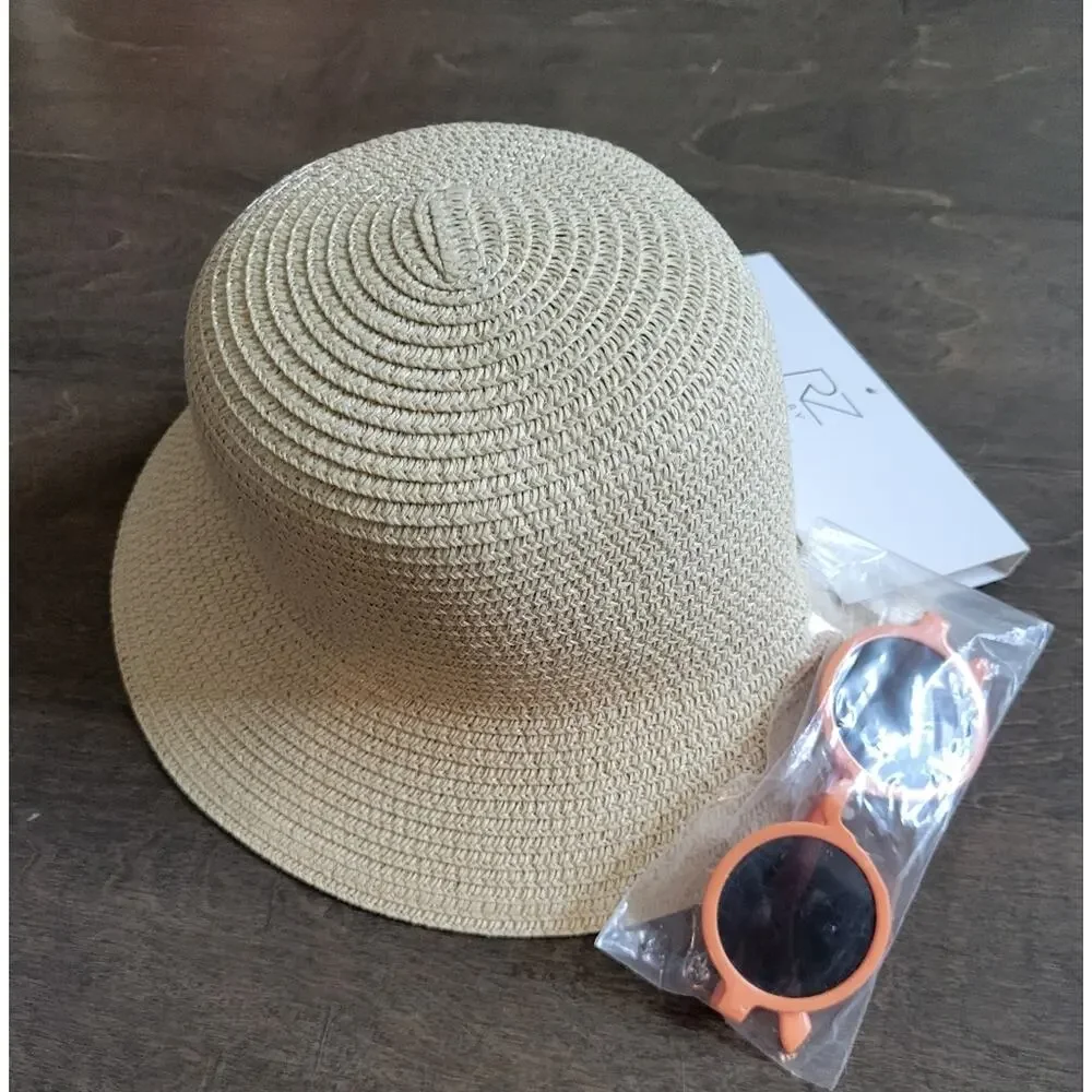 Rachel Zoe Baby Hat and Sunglasses Set